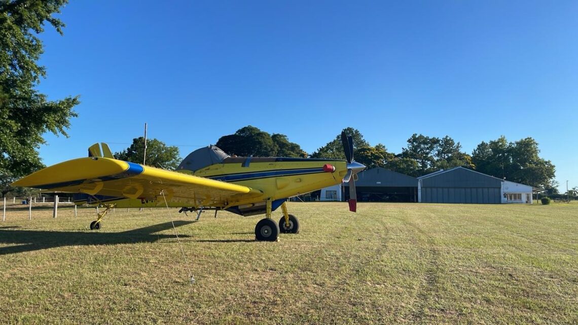 LLEGÓ A CONCORDIA UN AVIÓN HIDRANTE DEL SISTEMA FEDERAL DE MANEJO DEL FUEGO