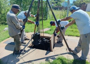 EDOS REALIZÓ UNA INTERVENCIÓN INTEGRAL EN LA ESTACIÓN DE BOMBEO CLOACAL DEL BARRIO 21 DE SEPTIEMBRE