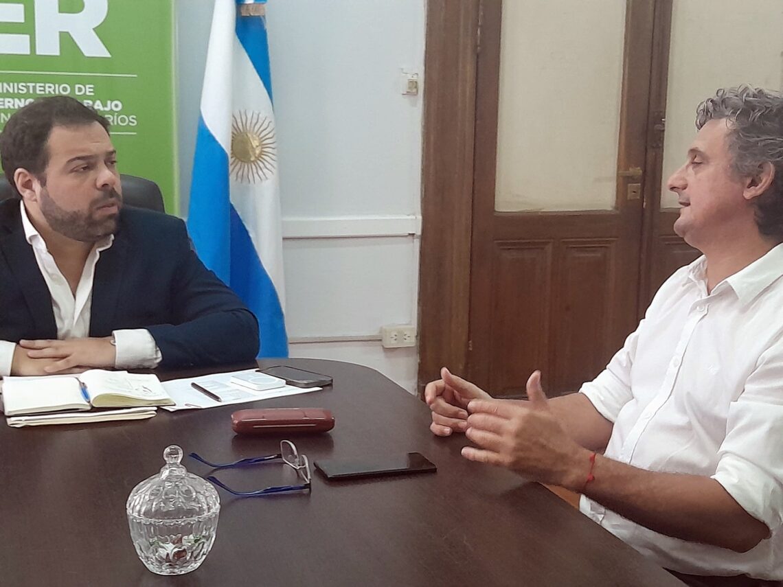 El Intendente Bravo continúa con las gestiones ante el Ministro Troncoso por Obra Energética muy importante para la ciudad