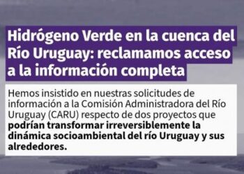 Denuncian ausencia de información sobre riesgos ecológicos en el río Uruguay
