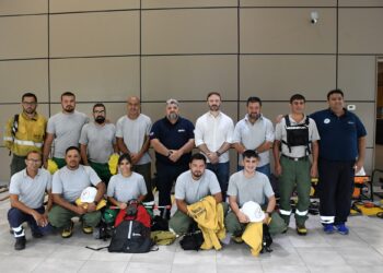 EL INTENDENTE AZCUÉ PRESENTÓ LA BRIGADA FORESTAL MUNICIPAL