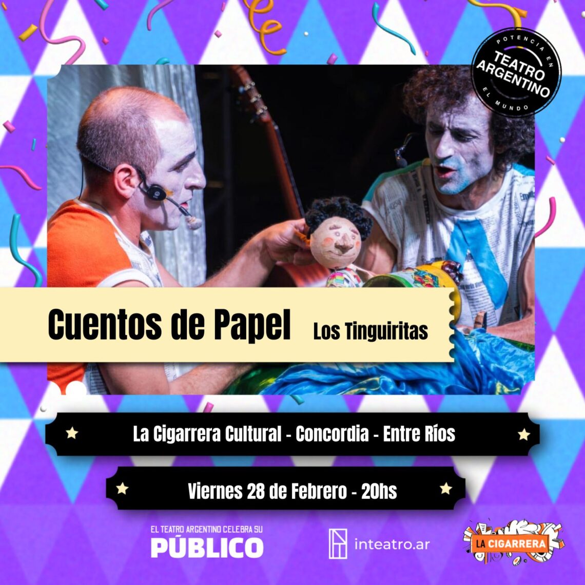 Llega el ciclo «El Teatro Argentino celebra su público»