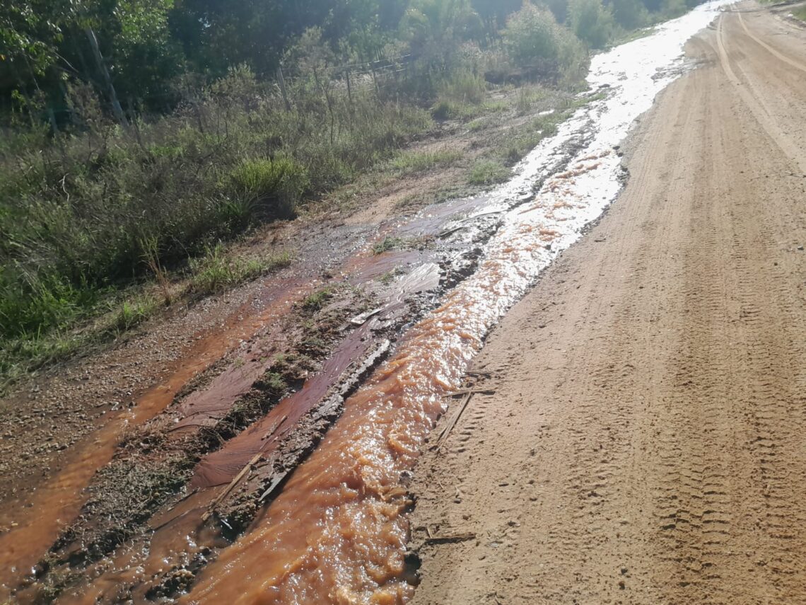NUEVA ROTURA DE UN CAÑO MADRE DEL ACUEDUCTO ROCA
