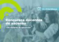 El 13 y 19 de febrero serán los concursos docentes de ascenso con sistema de oposición
