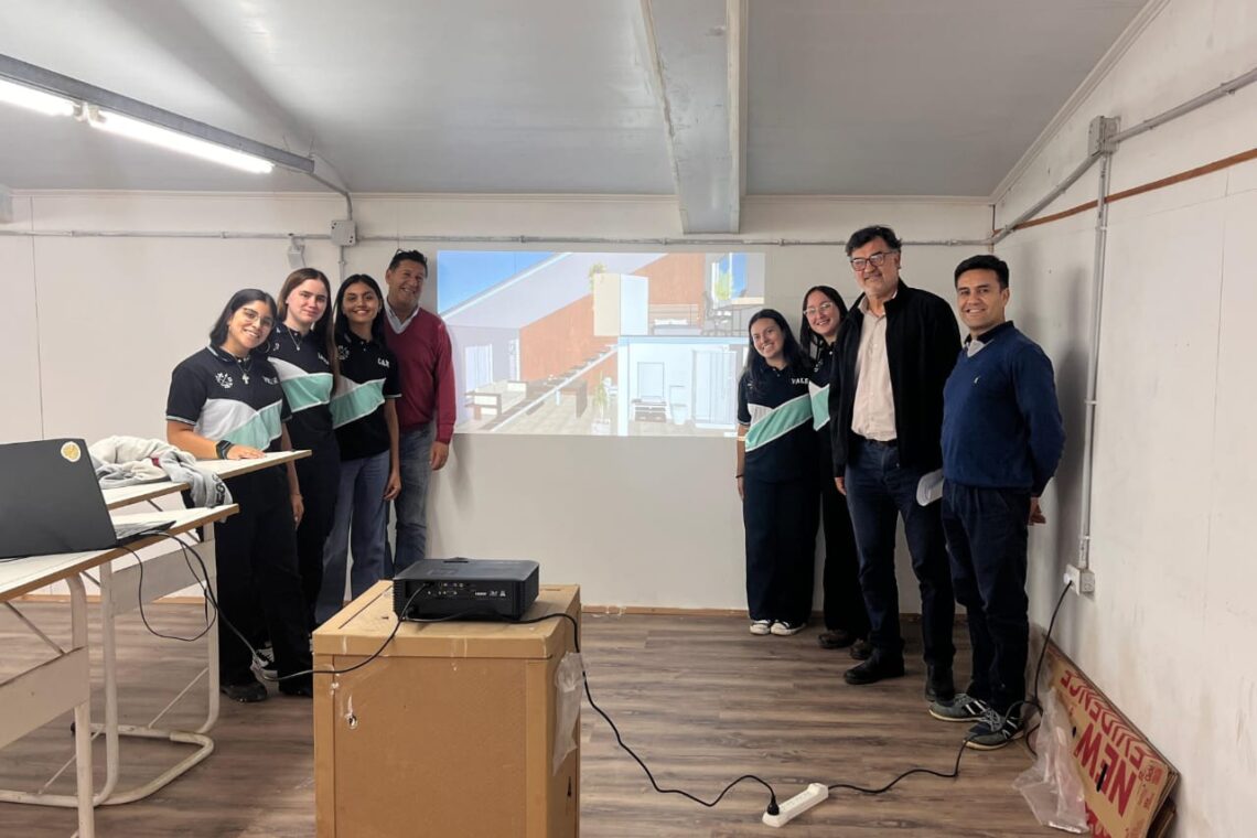 Estudiantes presentaron al IAPV una propuesta de viviendas aptas para los préstamos actuales