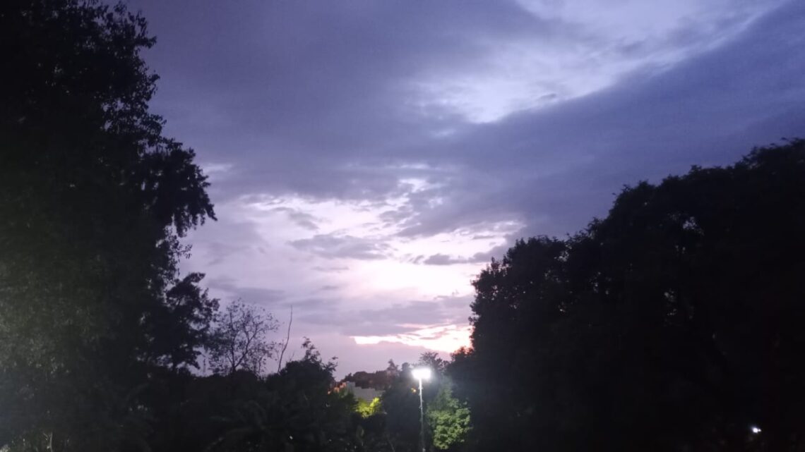 Alerta amarilla por tormentas fuertes con lluvias intensas y ocasional caída de granizo