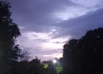 Alerta amarilla por tormentas fuertes con lluvias intensas y ocasional caída de granizo