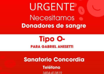 Piden dadores de sangre “0” negativo para joven enfermero accidentado recientemente