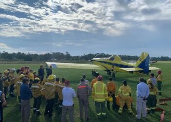 Concordia fue Sede de una nueva jornada de capacitación en combate de incendios forestales y aeroevacuación