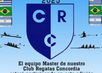 El Club Regatas Concordia se prepara para el Sudamericano Máster de Remo 2025 con una participación récord