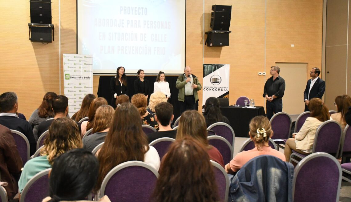 SE BRINDÓ EN CONCORDIA LA TERCERA CAPACITACIÓN DEL PROGRAMA DE ATENCIÓN INTEGRAL DE PERSONAS EN SITUACIÓN DE CALLE