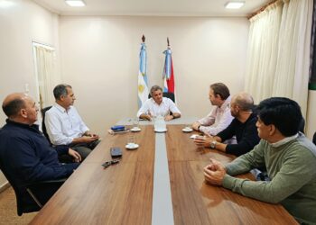 El Intendente Bravo recibió a representantes de ENERSA para evaluar un proyecto de energía solar