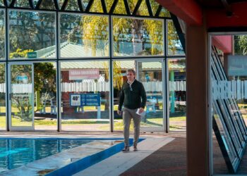 El Intendente Bravo visitó el Parque Termal y recorrió los trabajos de mantenimientos realizados