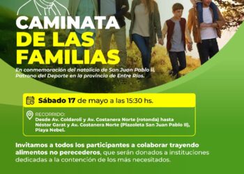 Invitación para participar de «La Caminata de las Familias»