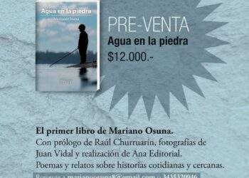 Agua en la piedra a la venta: el libro de Mariano Osuna