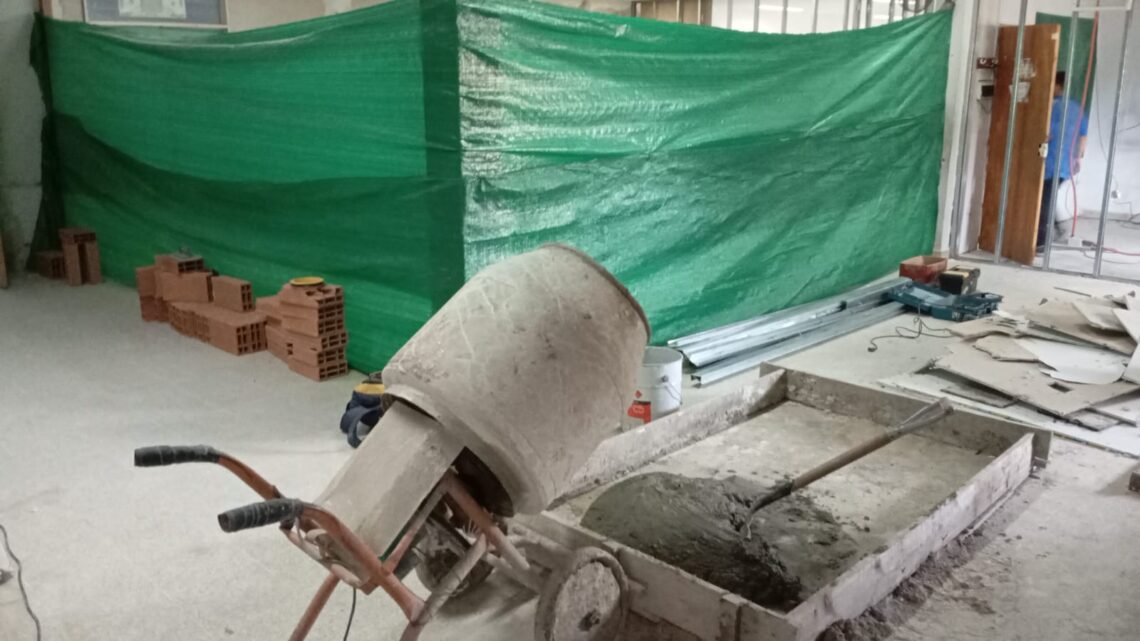 Hospital Masvernat: Avances en la obra guardia pediátrica