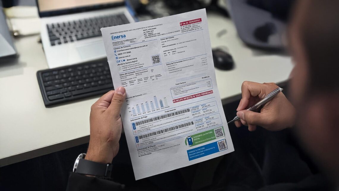 Enersa actualiza el diseño de su factura de energía eléctrica