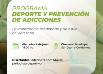 CHARLA “DEPORTE Y PREVENCIÓN DE ADICCIONES”