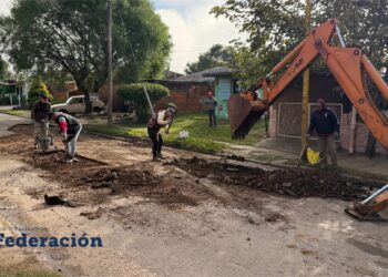 La Gestión del Intendente Bravo impulsa numerosos trabajos de Servicios Público en calles importantes de la ciudad