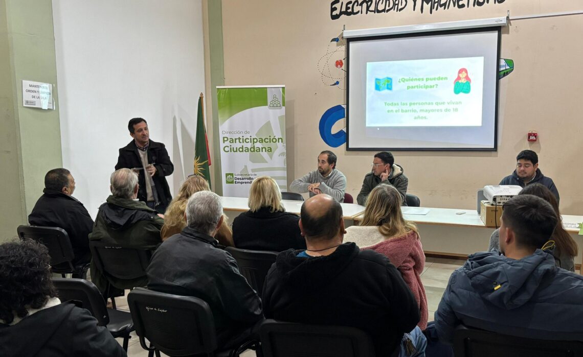 PRESUPUESTO PARTICIPATIVO: VECINOS SE INTERIORIZARON SOBRE EL PROGRAMA DE PARTICIPACIÓN CIUDADANA