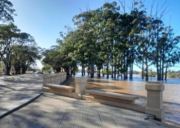 EL MUNICIPIO MONITOREA LA SITUACIÓN DEL RÍO URUGUAY Y REALIZA RECOMENDACIONES A LA COMUNIDAD