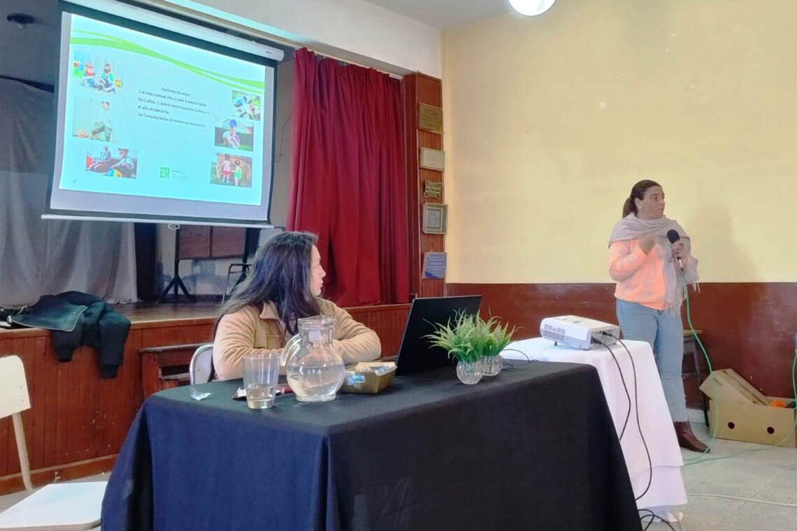 Salud y Educación iniciaron en Federal las capacitaciones integradas sobre Desarrollo Infantil