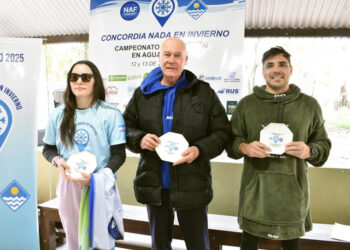 Con más de 120 inscriptos, la cuarta edición de Concordia Nada en Invierno fue todo un éxito