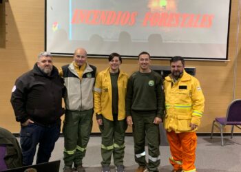 SE REALIZÓ UNA JORNADA DE CAPACITACIÓN SOBRE COMBATE DE INCENDIOS FORESTALES