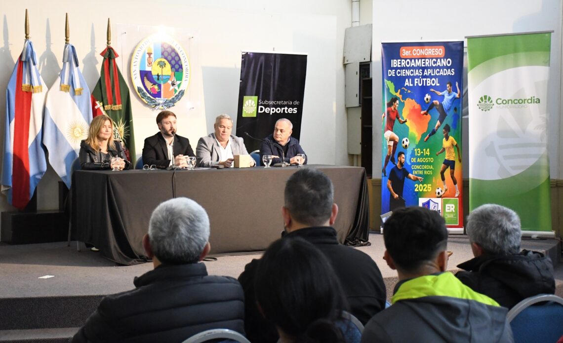 SE REALIZÓ EL LANZAMIENTO DEL 3° CONGRESO IBEROAMERICANO DE CIENCIAS APLICADAS AL FÚTBOL