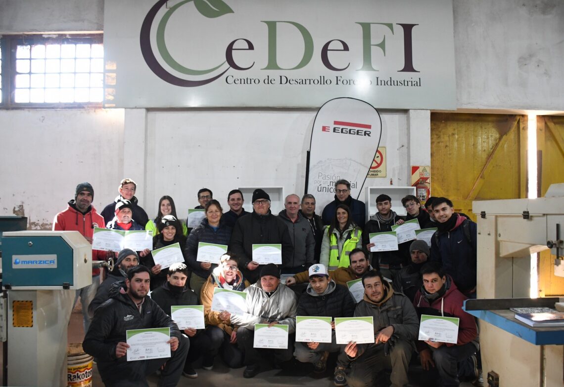 FINALIZÓ EL CURSO DE ARMADO DE MUEBLES CON TABLEROS