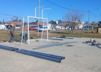PRESUPUESTO PARTICIPATIVO: AVANZA LA PUESTA EN VALOR DEL PLAYÓN DEPORTIVO EN EL BARRIO GENERAL LAMADRID