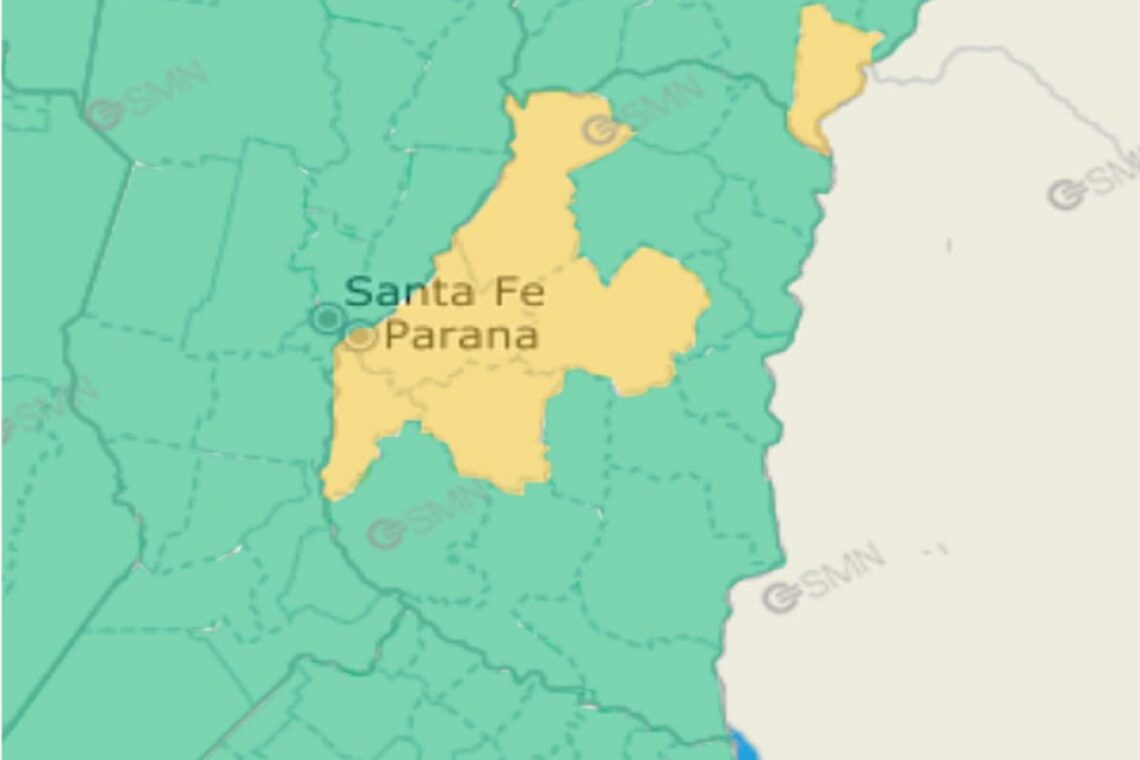 Alerta amarilla por frío extremo para cinco departamentos