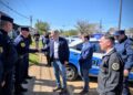El gobernador inauguró un nuevo destacamento policial y presentó equipamiento para reforzar la seguridad en Concordia