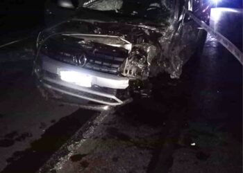 Impresionante accidente en el sur de Concordia: un hombre mayor quedó atrapado