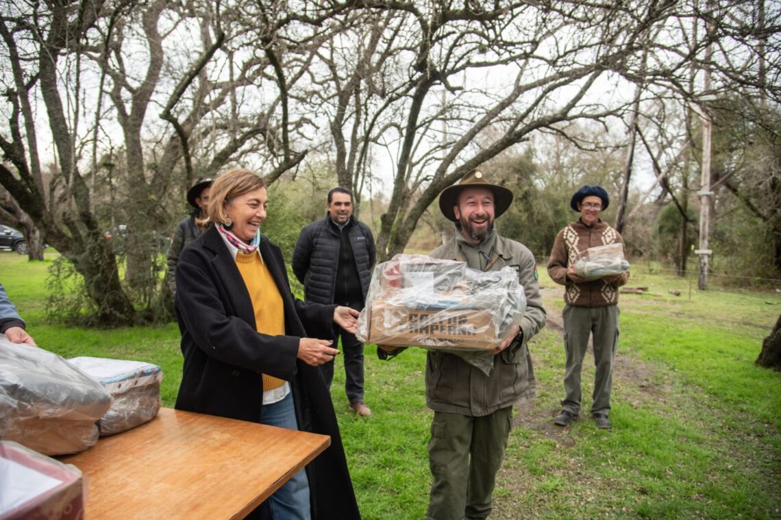 El CGE fortalece el trabajo en territorio con la entrega de equipamiento al personal del Parque Berduc