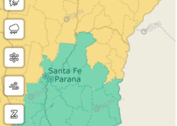 Emitieron alerta amarilla por vientos para este viernes