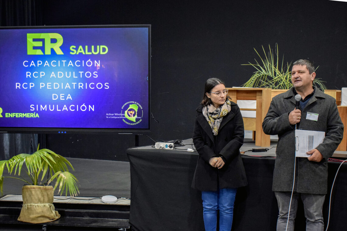 Equipos de salud del primer nivel de atención se capacitaron en técnicas de RCP y uso del DEA