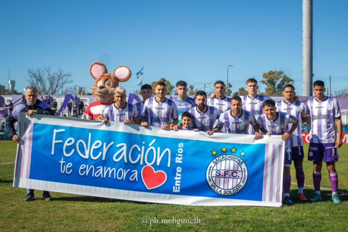 Federación se promociona en el fútbol de la categoría B Metropolitana y se difunde por TyC Sports para todo el País