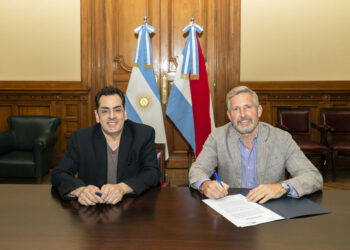 Frigerio firmó una carta de intención con Nación para restaurar y poner en valor el Palacio San José