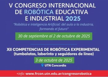 Concordia será sede del V Congreso Internacional de Robótica Educativa e Industrial