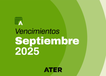 ATER recuerda los vencimientos que operan en septiembre