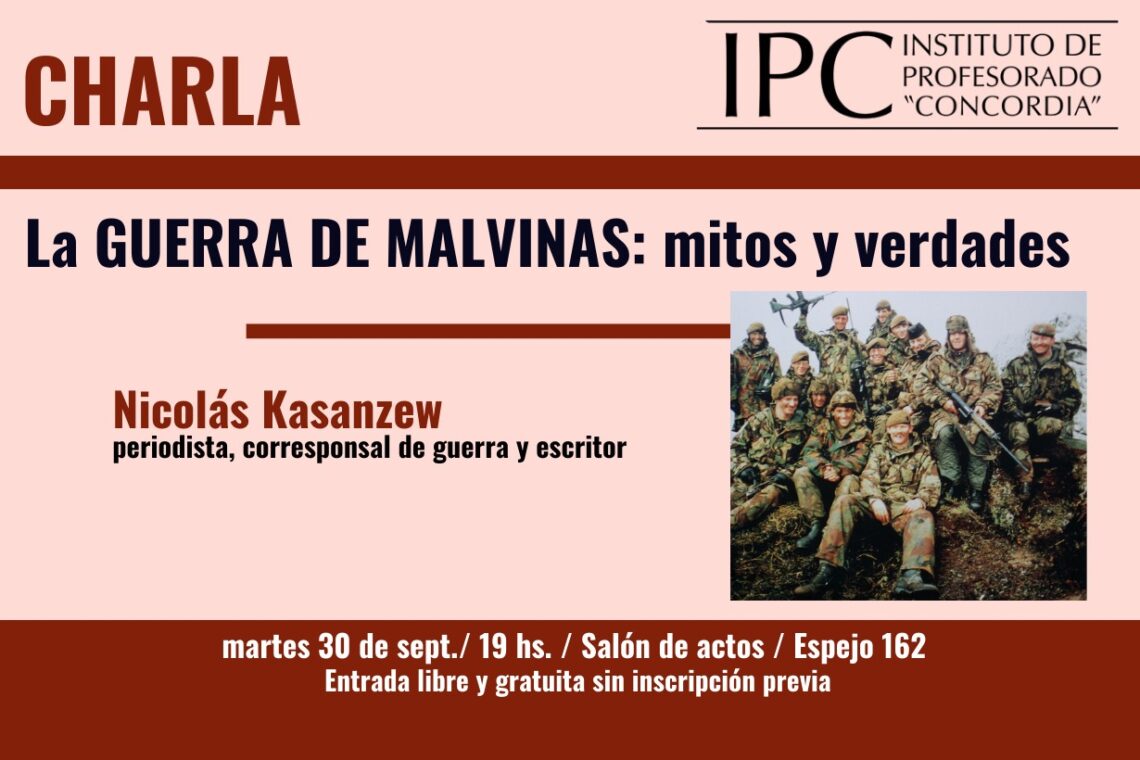 NICOLÁS KASANZEW en Concordia / charla abierta