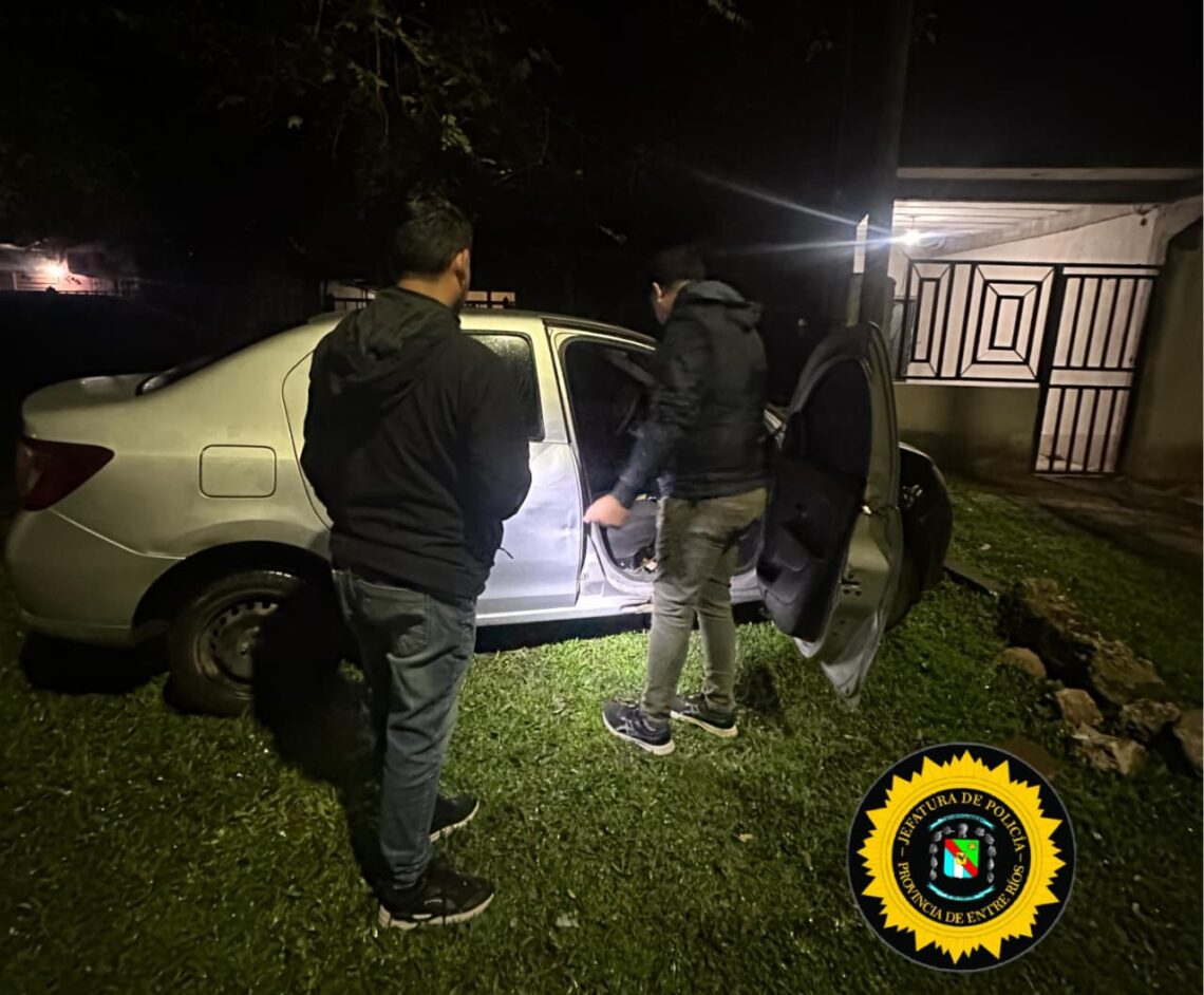 SECUESTRADO UN AUTOMÓVIL SUSTRAÍDO EN BUENOS AIRES