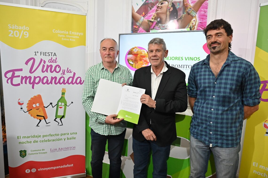 Entre Ríos declaró De Interés Turístico la Fiesta del Vino y la Empanada de Colonia Ensayo