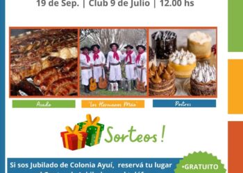 COLONIA AYUÍ SE PREPARA PARA CELEBRAR EL DÍA DEL JUBILADO CON UN GRAN AGASAJO