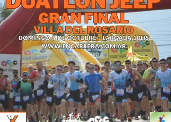 GRAN FINAL DEL DUATLON EN VILLA DEL ROSARIO Y CARRERA RÉCORD PARA JAVIER DEL CASTILLO