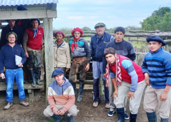 Estudiantes de la escuela agrotécnica de San José de Feliciano iniciaron sus prácticas profesionalizantes
