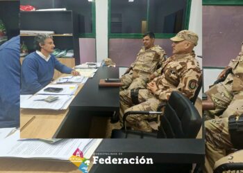 El Intendente Bravo recibió a autoridades de Abigeato