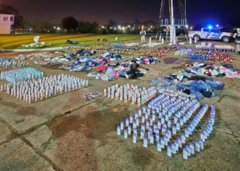 Feroz enfrentamiento armado y orden en el Rio Uruguay frente a contrabandistas