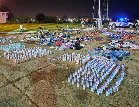 Feroz enfrentamiento armado y orden en el Rio Uruguay frente a contrabandistas